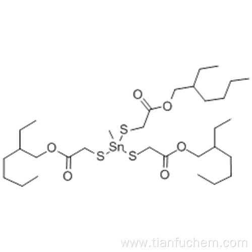 8-Oxa-3,5-dithia-4-stannatetradecanoicacid, 10-ethyl-4-[[2-[(2-ethylhexyl)oxy]-2-oxoethyl]thio]-4-methyl-7-oxo-,2-ethylhexyl ester CAS 57583-34-3